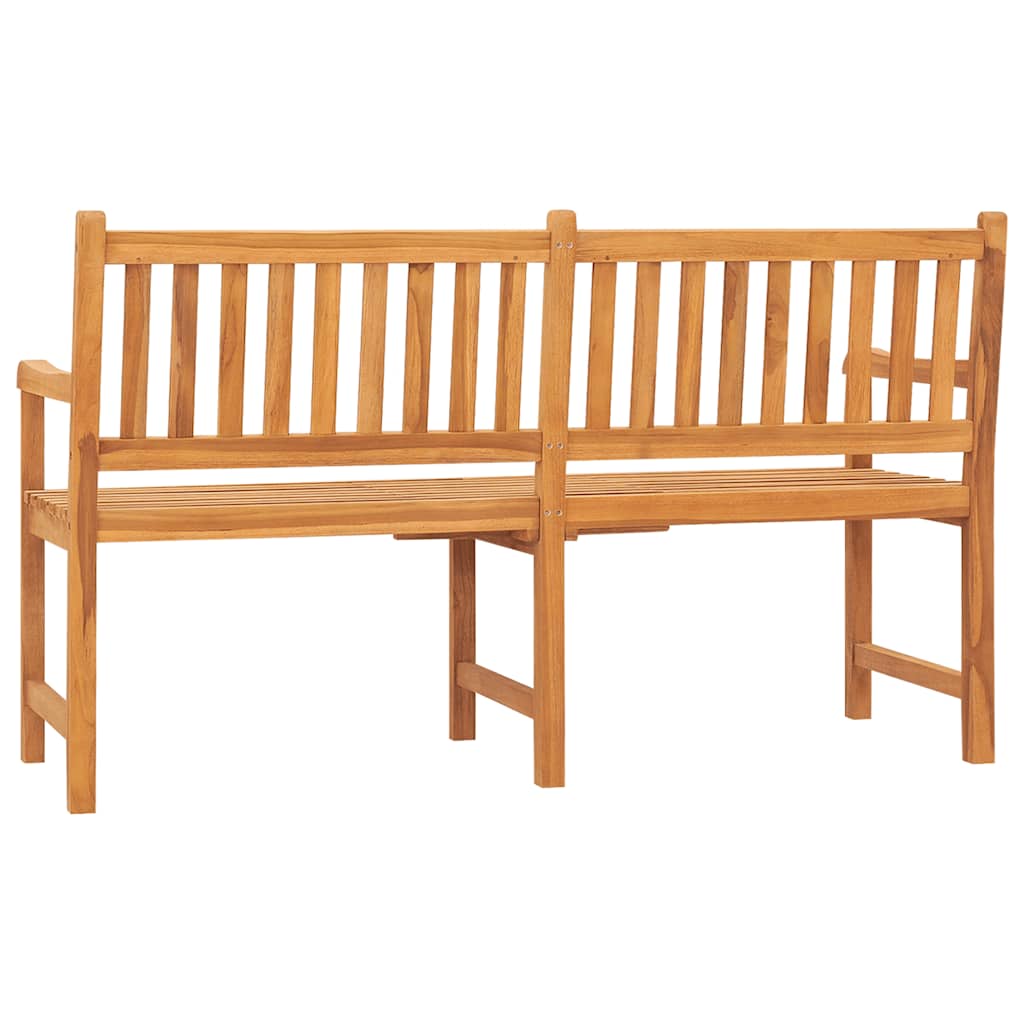 vidaXL Bench | Teak | Solid Teak Wood | 3-seater - Brown