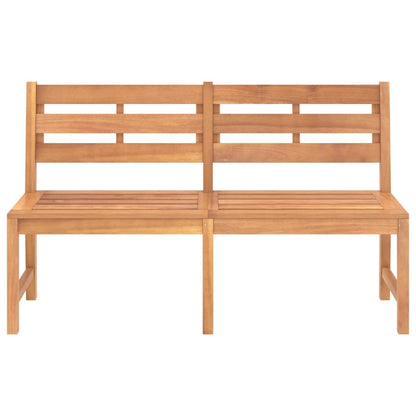 vidaXL Garden Bench | Warm Brown | Teak Wood | Large | Durable | Garden Bench - 150 x 59 x 90 cm