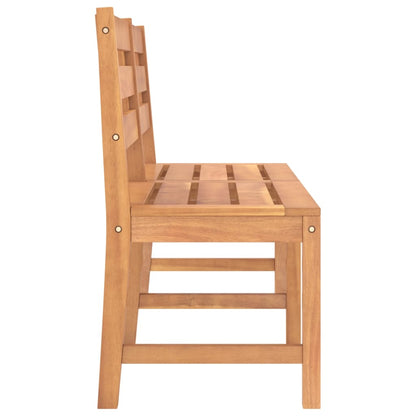 vidaXL Garden Bench | Warm Brown | Teak Wood | Large | Durable | Garden Bench - 150 x 59 x 90 cm
