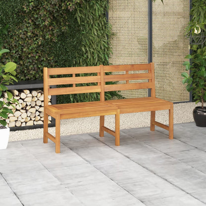 vidaXL Garden Bench | Warm Brown | Teak Wood | Large | Durable | Garden Bench - 150 x 59 x 90 cm