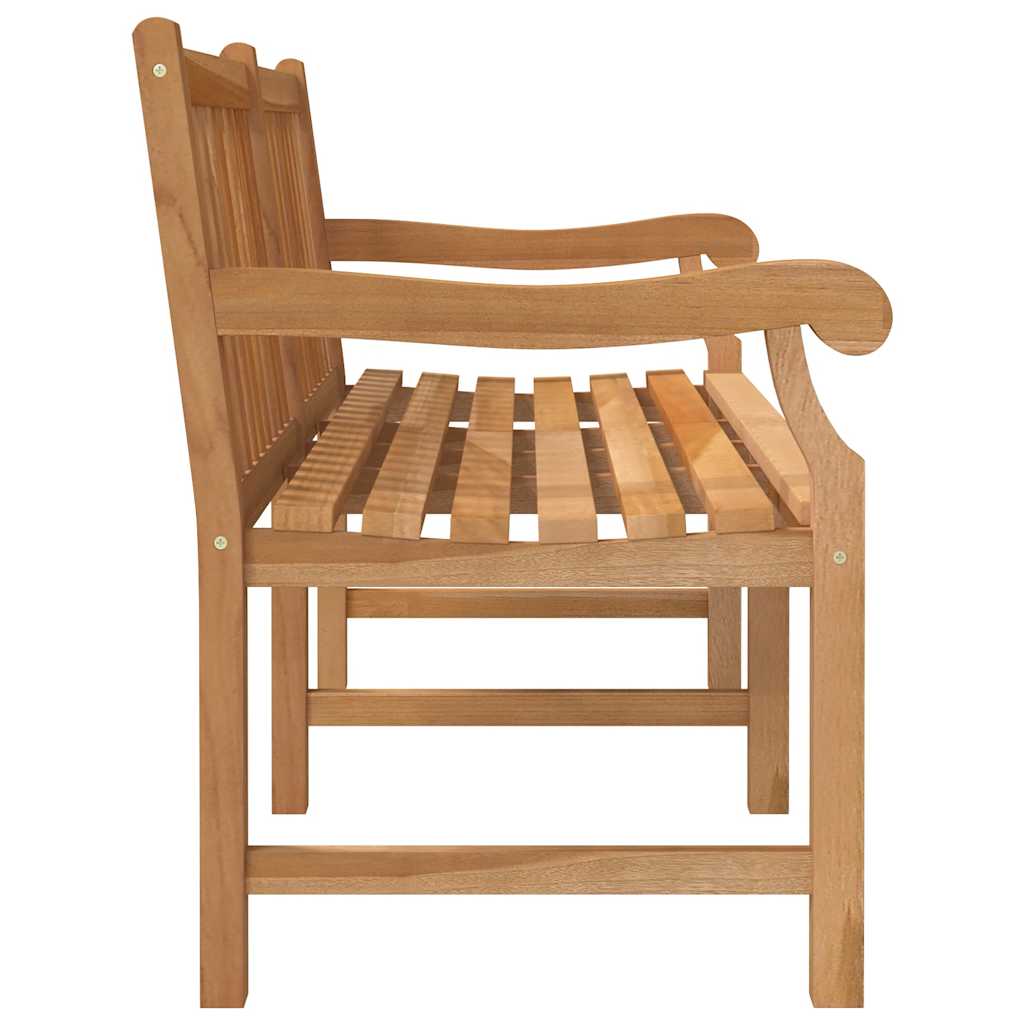 vidaXL Garden Bench | Light Brown | Solid Teak Wood | Extra Heavy | Durable - 150 x 69 x 92 cm - 11339