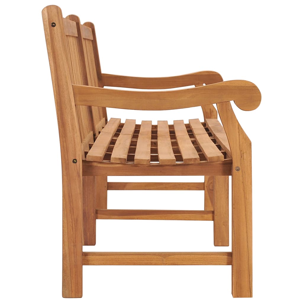 vidaXL Garden Bench | Teak | Solid Teak Wood | Extra Large | Rectangular - Brown - 228 x 69 x 92 cm