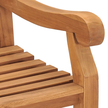 vidaXL Garden Bench | Teak | Solid Teak Wood | Extra Large | Rectangular - Brown - 228 x 69 x 92 cm