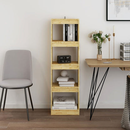 vidaXL Book Cabinet Room Divider 40x30x135.5 cm Pinewood - Brown