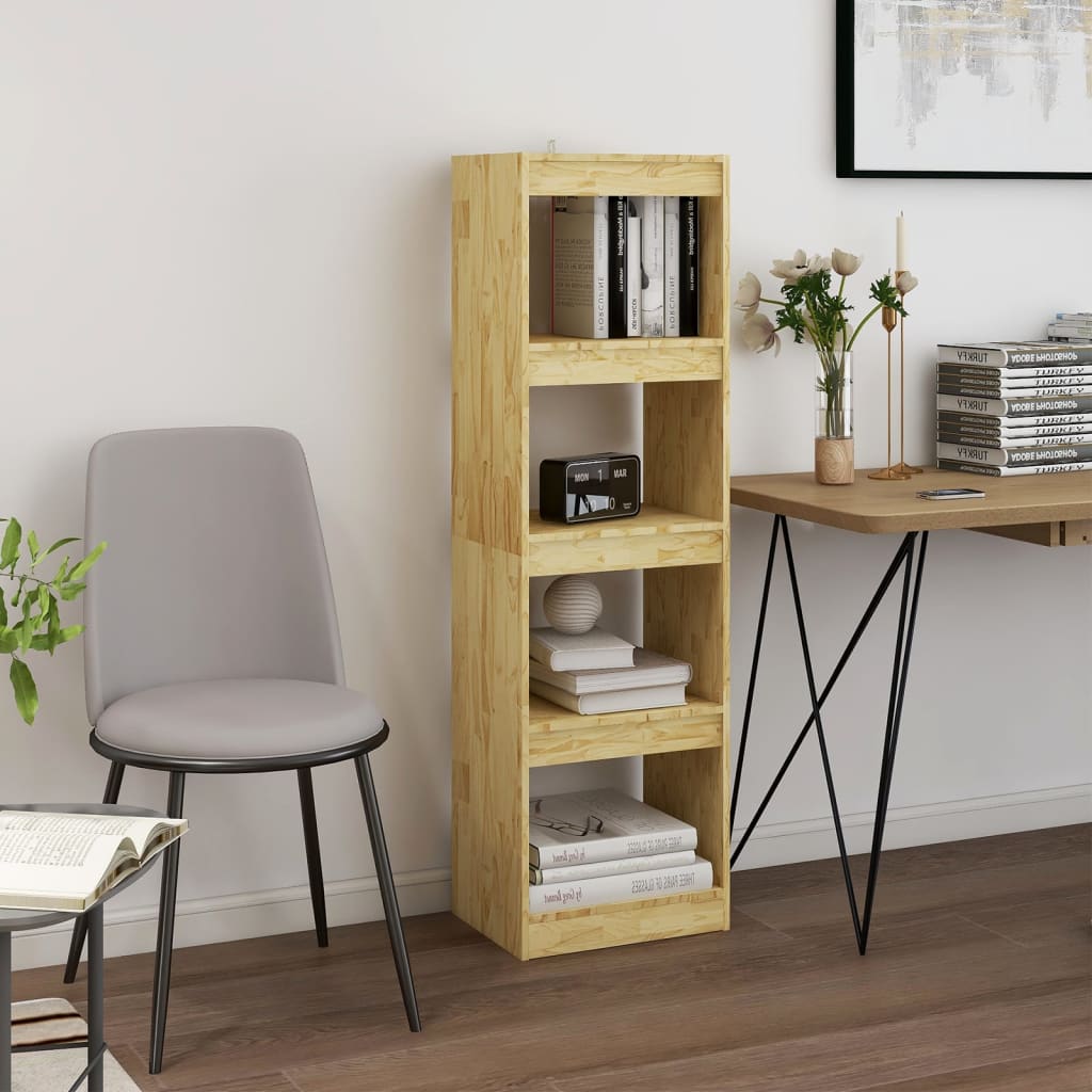 vidaXL Book Cabinet Room Divider 40x30x135.5 cm Pinewood - Brown