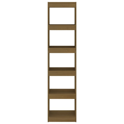 vidaXL Book Cabinet/Room Divider Honey Brown 40x30x167.5 cm Solid Pinewood