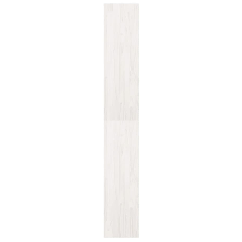 vidaXL Book Cabinet/Room Divider White 40x30x199 cm Solid Pinewood