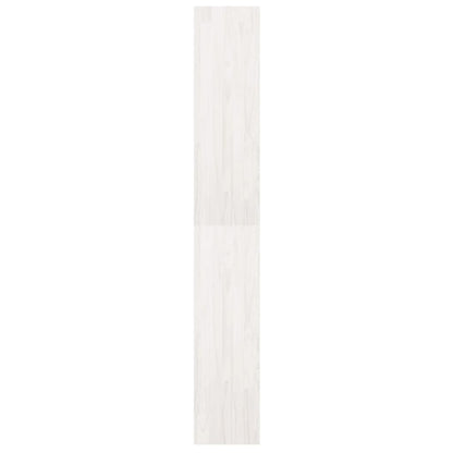 vidaXL Book Cabinet/Room Divider White 40x30x199 cm Solid Pinewood