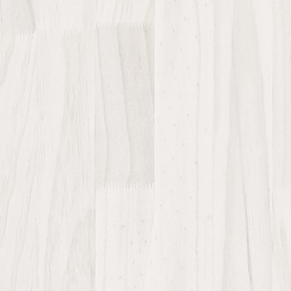 vidaXL Book Cabinet/Room Divider White 40x30x199 cm Solid Pinewood