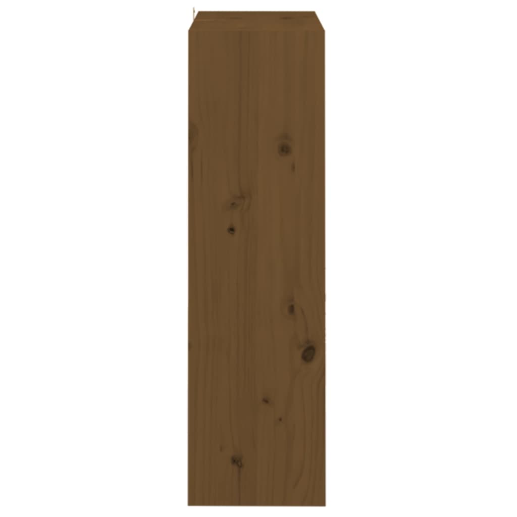 vidaXL Book Cabinet/Room Divider Honey Brown 60x30x103.5 cm Wood Pine