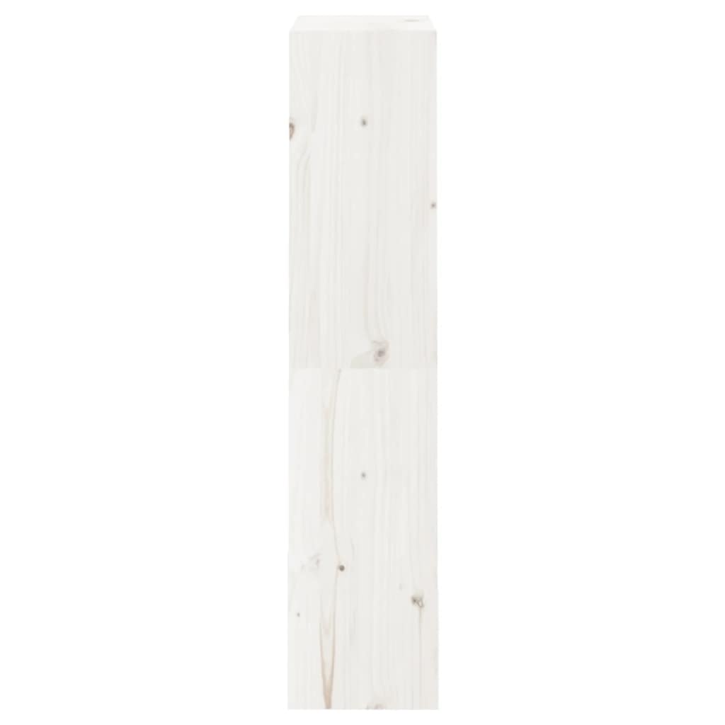 vidaXL Book Cabinet/Room Divider White 60x30x135.5 cm Solid Wood Pine