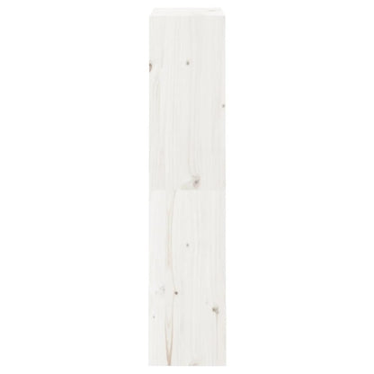 vidaXL Book Cabinet/Room Divider White 60x30x135.5 cm Solid Wood Pine