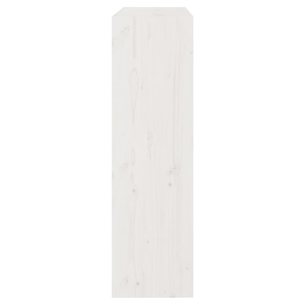 vidaXL Book Cabinet/Room Divider White 80x30x103,5 cm Solid Wood Pine