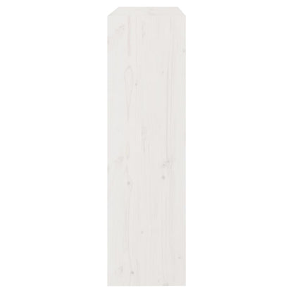 vidaXL Book Cabinet/Room Divider White 80x30x103,5 cm Solid Wood Pine