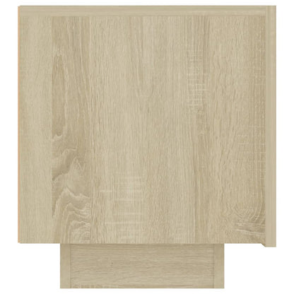 vidaXL Bedside Cabinet Sonoma Oak 100x35x40 cm Engineered Wood - Brown