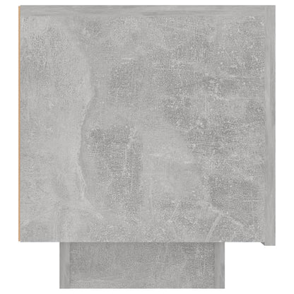 vidaXL Bedside Cabinet Concrete Grey 100x35x40 cm Engineered Wood