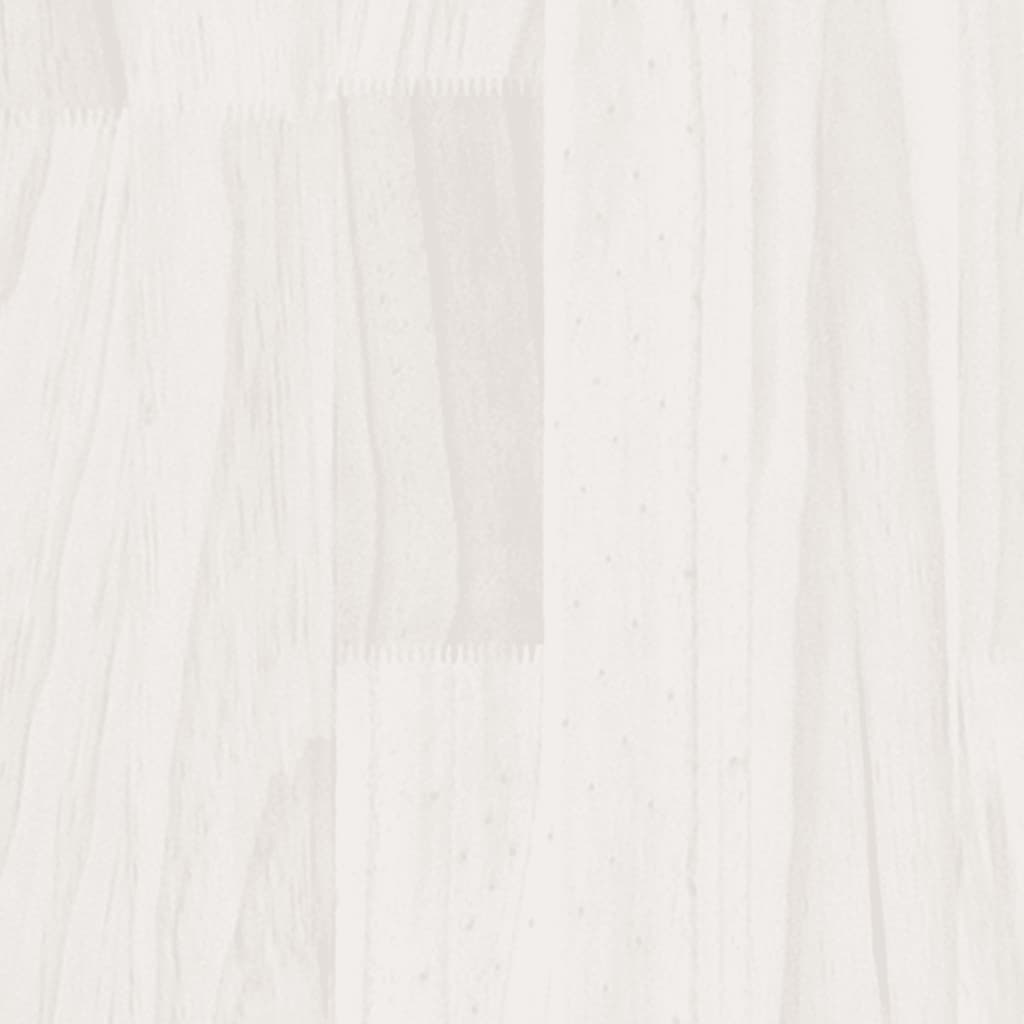 vidaXL 5-Tier Book Cabinet White 100x30x175 cm Pinewood