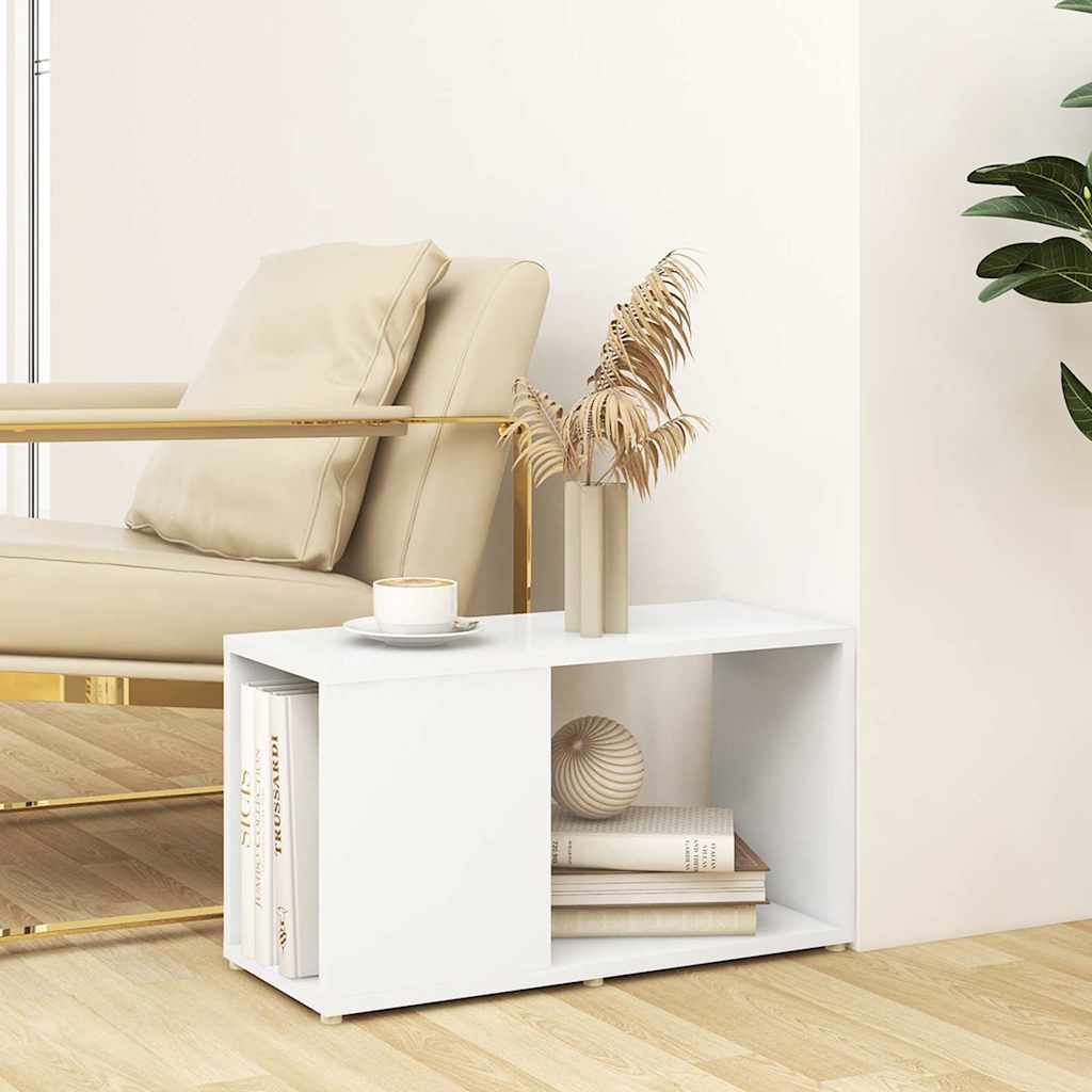 vidaXL TV Cabinet White 60x24x32cm Engineered Wood - 60 x 24 x 32 cm
