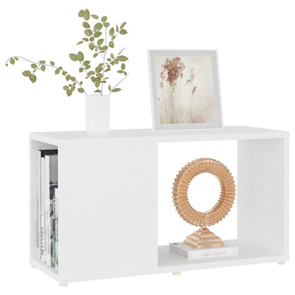 vidaXL TV Cabinet White 60x24x32cm Engineered Wood - 60 x 24 x 32 cm
