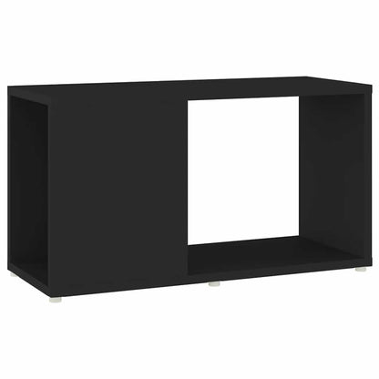 vidaXL TV Cabinet Black 60x24x32cm Engineered Wood - 60 x 24 x 32 cm