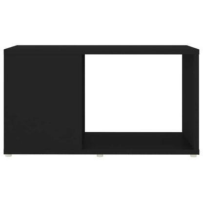 vidaXL TV Cabinet Black 60x24x32cm Engineered Wood - 60 x 24 x 32 cm