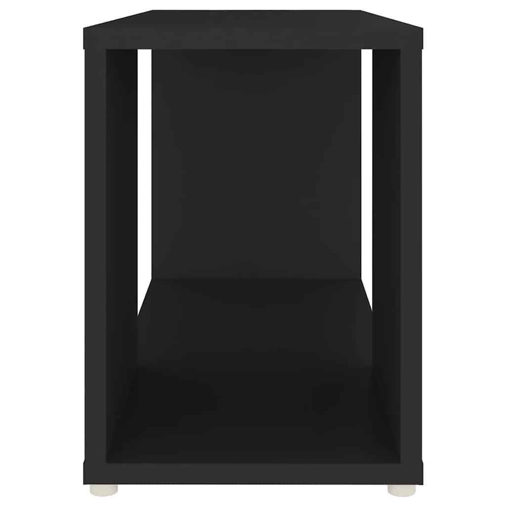vidaXL TV Cabinet Black 60x24x32cm Engineered Wood - 60 x 24 x 32 cm