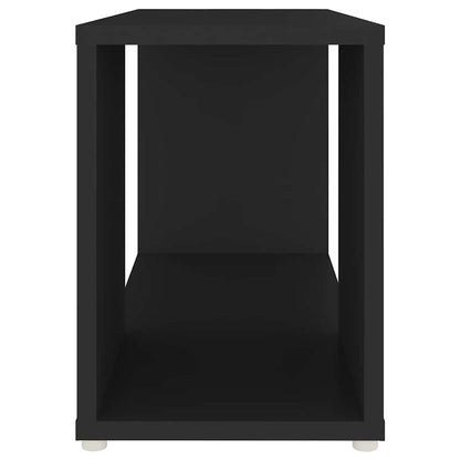 vidaXL TV Cabinet Black 60x24x32cm Engineered Wood - 60 x 24 x 32 cm