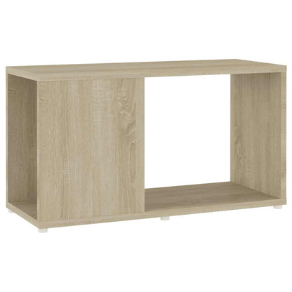 vidaXL TV Cabinet Sonoma Oak 60x24x32cm Engineered Wood - Brown - 60 x 24 x 32 cm
