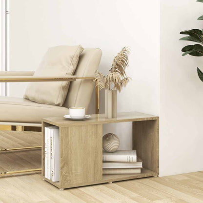vidaXL TV Cabinet Sonoma Oak 60x24x32cm Engineered Wood - Brown - 60 x 24 x 32 cm