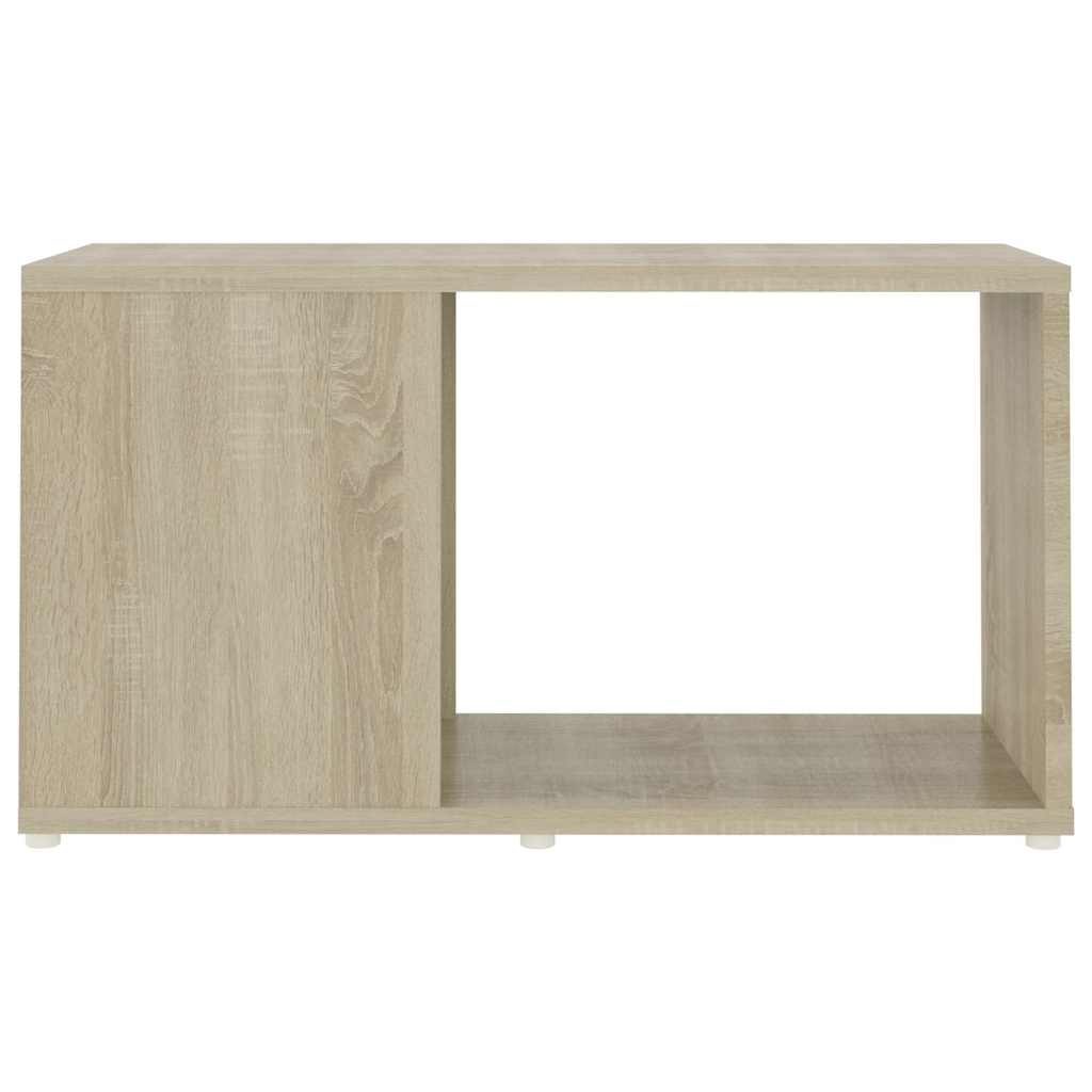 vidaXL TV Cabinet Sonoma Oak 60x24x32cm Engineered Wood - Brown - 60 x 24 x 32 cm