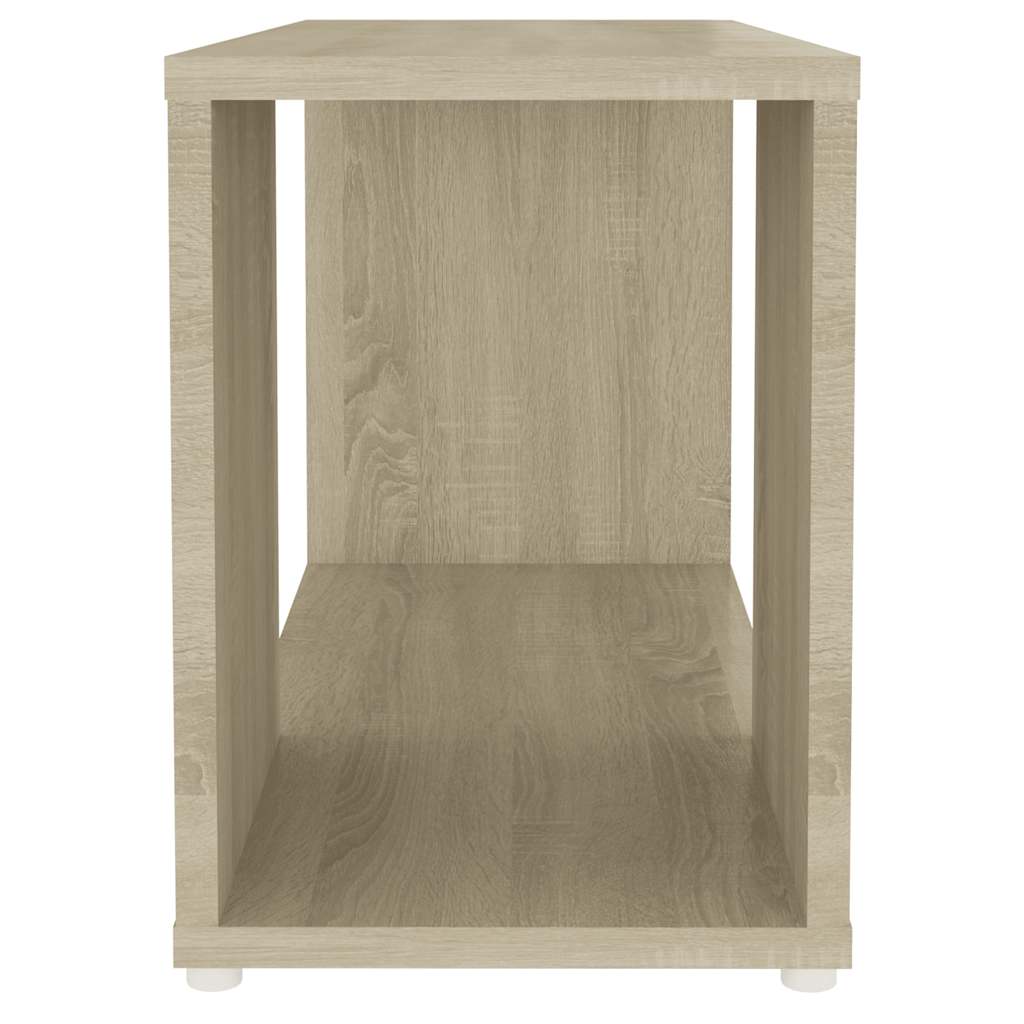 vidaXL TV Cabinet Sonoma Oak 60x24x32cm Engineered Wood - Brown - 60 x 24 x 32 cm