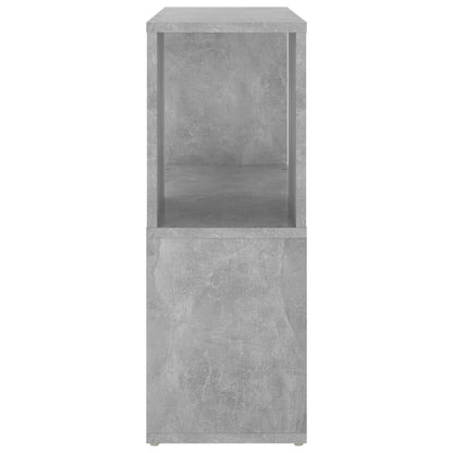 vidaXL Book Cabinet Concrete Grey 60x24x63 cm Engineered Wood