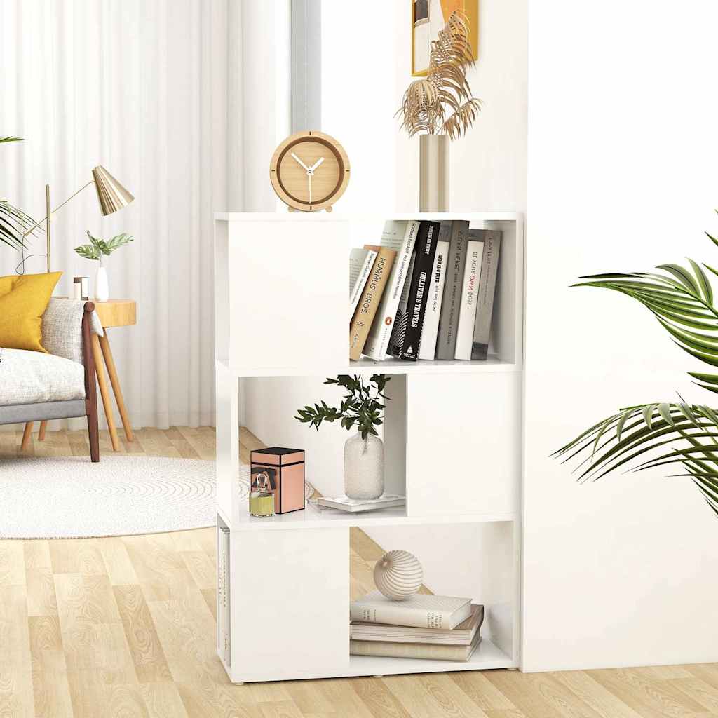vidaXL Book Cabinet Room Divider White 60x24x94 cm Engineered Wood