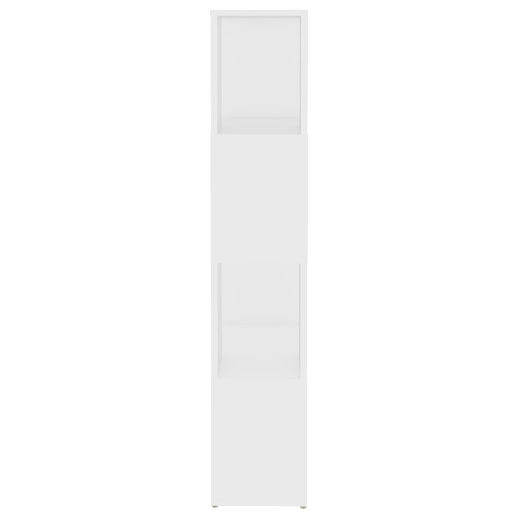 vidaXL Book Cabinet Room Divider White 60x24x124.5 cm Engineered Wood