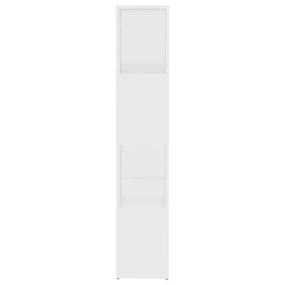 vidaXL Book Cabinet Room Divider White 60x24x124.5 cm Engineered Wood