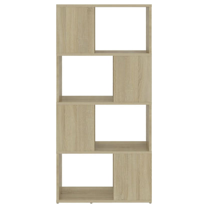vidaXL Book Cabinet Room Divider Sonoma Oak 60x24x124.5 cm Engineered Wood - Brown