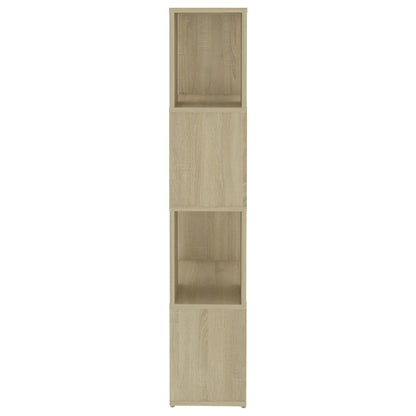 vidaXL Book Cabinet Room Divider Sonoma Oak 60x24x124.5 cm Engineered Wood - Brown