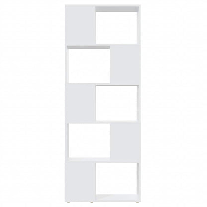 vidaXL Book Cabinet Room Divider White 60x24x155 cm Engineered Wood
