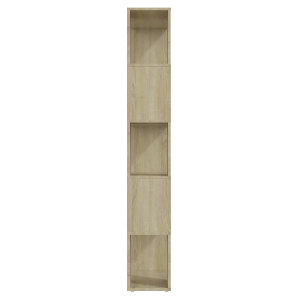 vidaXL Book Cabinet Room Divider Sonoma Oak 60x24x155 cm - Brown