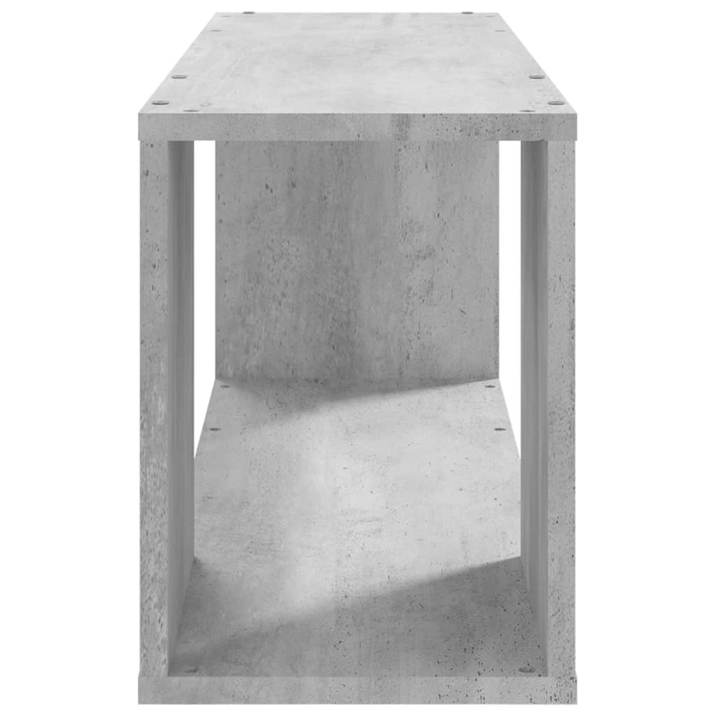vidaXL TV Cabinet Concrete Grey 80x24x32 cm Engineered Wood