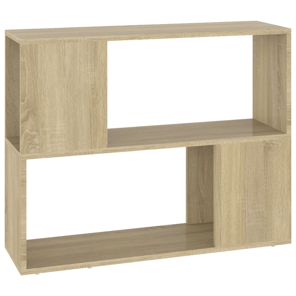 vidaXL TV Cabinet Sonoma Oak 80x24x63 cm Engineered Wood - Brown