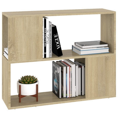 vidaXL TV Cabinet Sonoma Oak 80x24x63 cm Engineered Wood - Brown