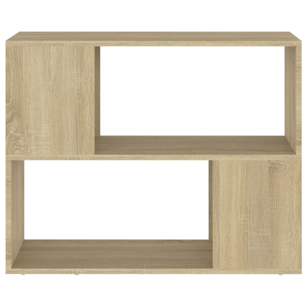 vidaXL TV Cabinet Sonoma Oak 80x24x63 cm Engineered Wood - Brown