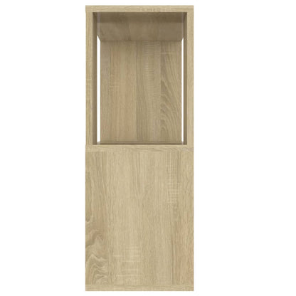 vidaXL TV Cabinet Sonoma Oak 80x24x63 cm Engineered Wood - Brown