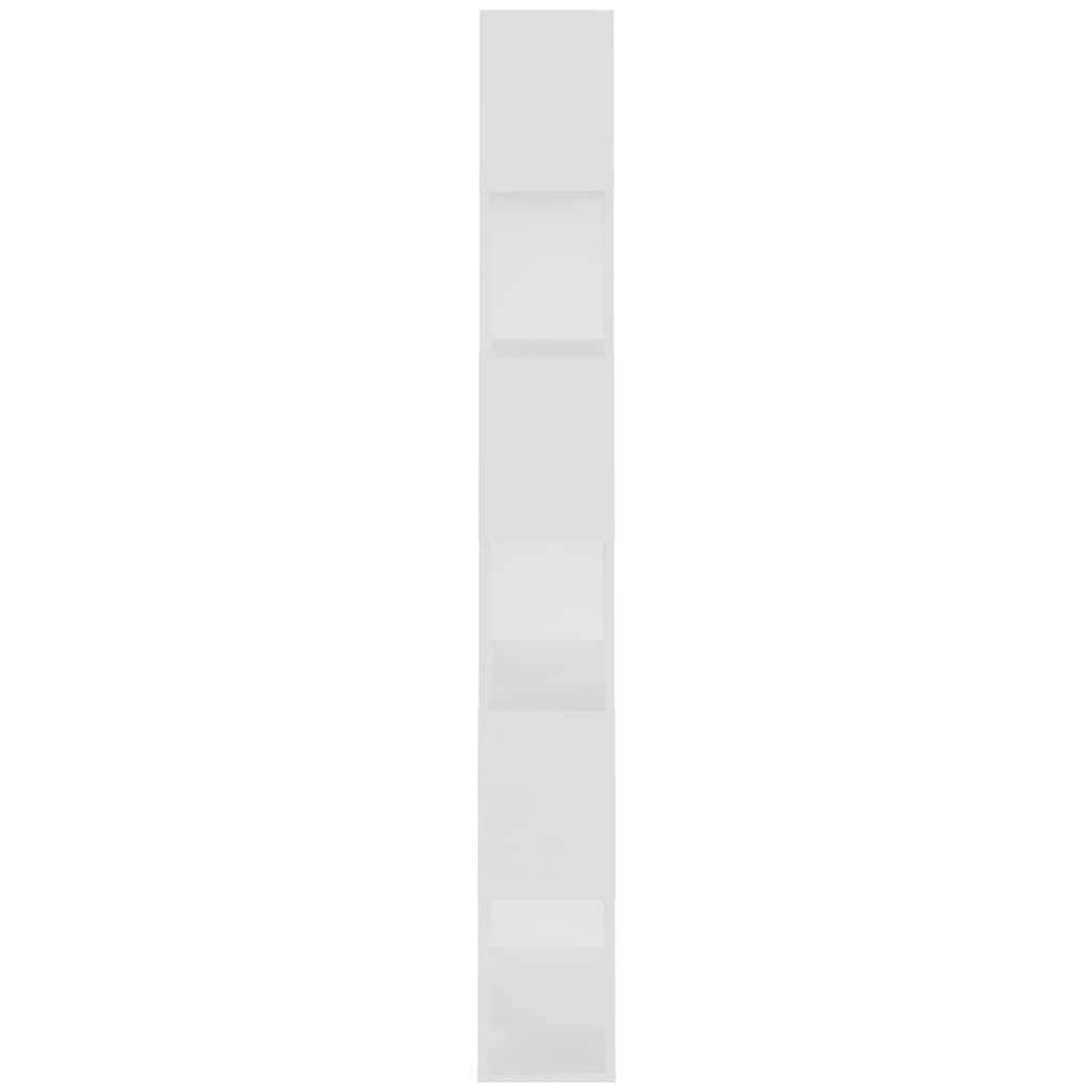 vidaXL Book Cabinet Room Divider White 80x24x186 cm Engineered Wood