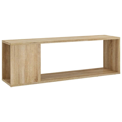 vidaXL TV Cabinet Sonoma Oak 100x24x32 cm Engineered Wood - Brown