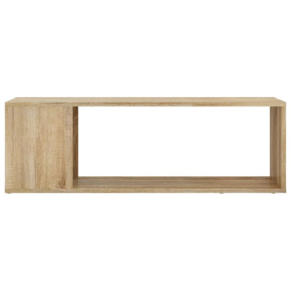 vidaXL TV Cabinet Sonoma Oak 100x24x32 cm Engineered Wood - Brown