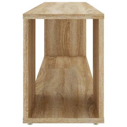 vidaXL TV Cabinet Sonoma Oak 100x24x32 cm Engineered Wood - Brown