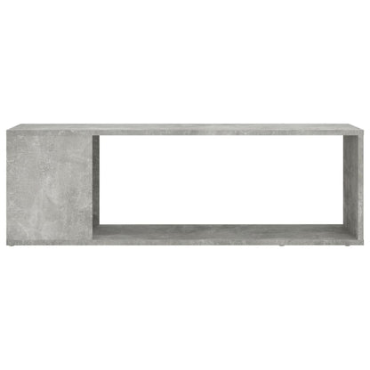 vidaXL TV Cabinet Concrete Grey 100x24x32 cm Engineered Wood
