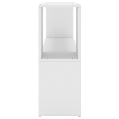 vidaXL Book Cabinet White 100x24x63 cm Engineered Wood